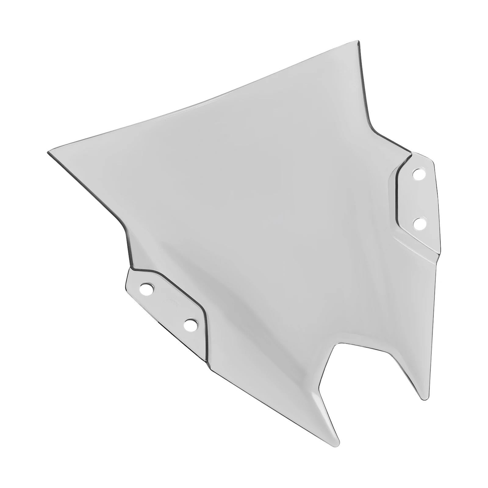 Parabrezza Moto Spoiler Per Ninja 500 Per SE Per Ninja500 2024 2025 2026 Doppia Bubble Visiera Parabrezza Spoiler Carena(Black)