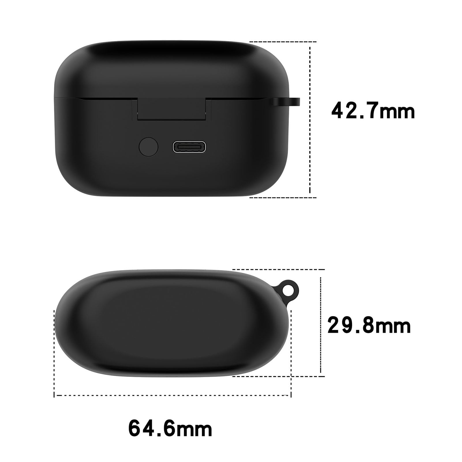 Estuche de Carga de Auriculares para LinkBuds S, Estuche de Cargador de Repuesto con Cable USB C e Indicador LED, Estación de Carga para Accesorios LinkBuds S