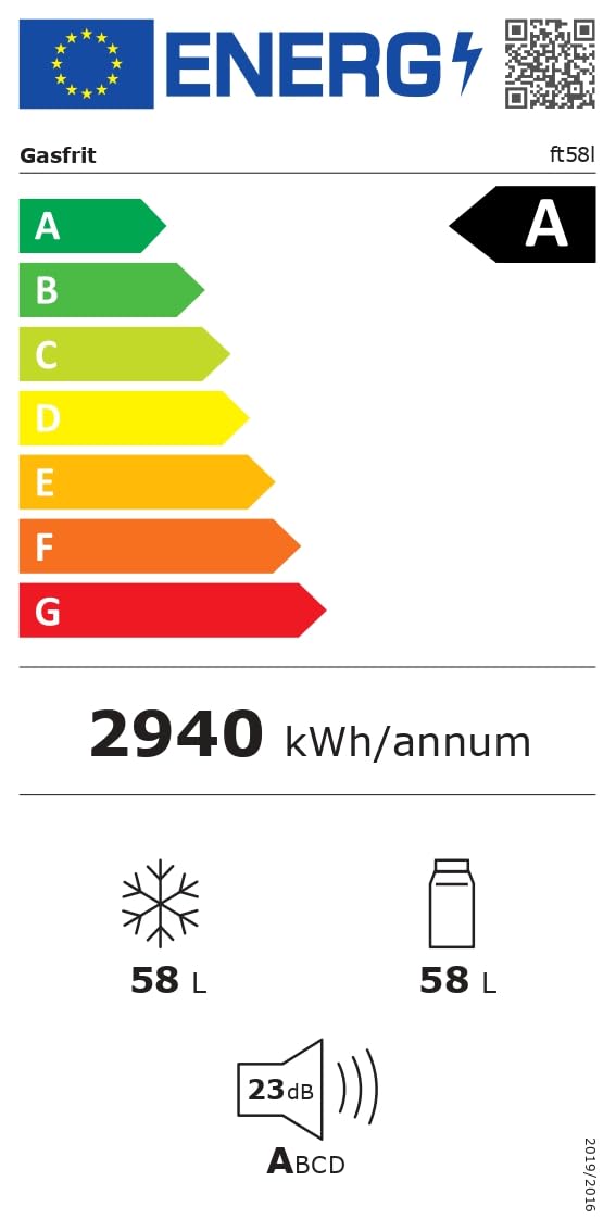 Vitrina Refriguerada Expositora, 58 L, Estantes Ajustables, Iluminación LED, Blanco y Negro medida 45,2 x 40,6 x 81,82 | Vitrina Horeca