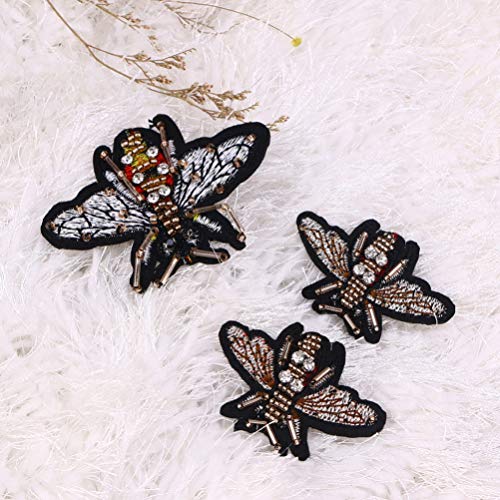 SUPVOX 10 Pezzi Simpatici Toppe Ricamate Ape