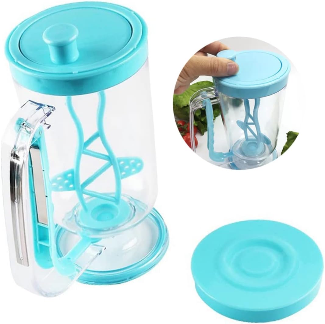 Unomor Food Grade Plastic Handheld Dispenser Easy to Clean Control for Cupcake Pancake Cake Decorating