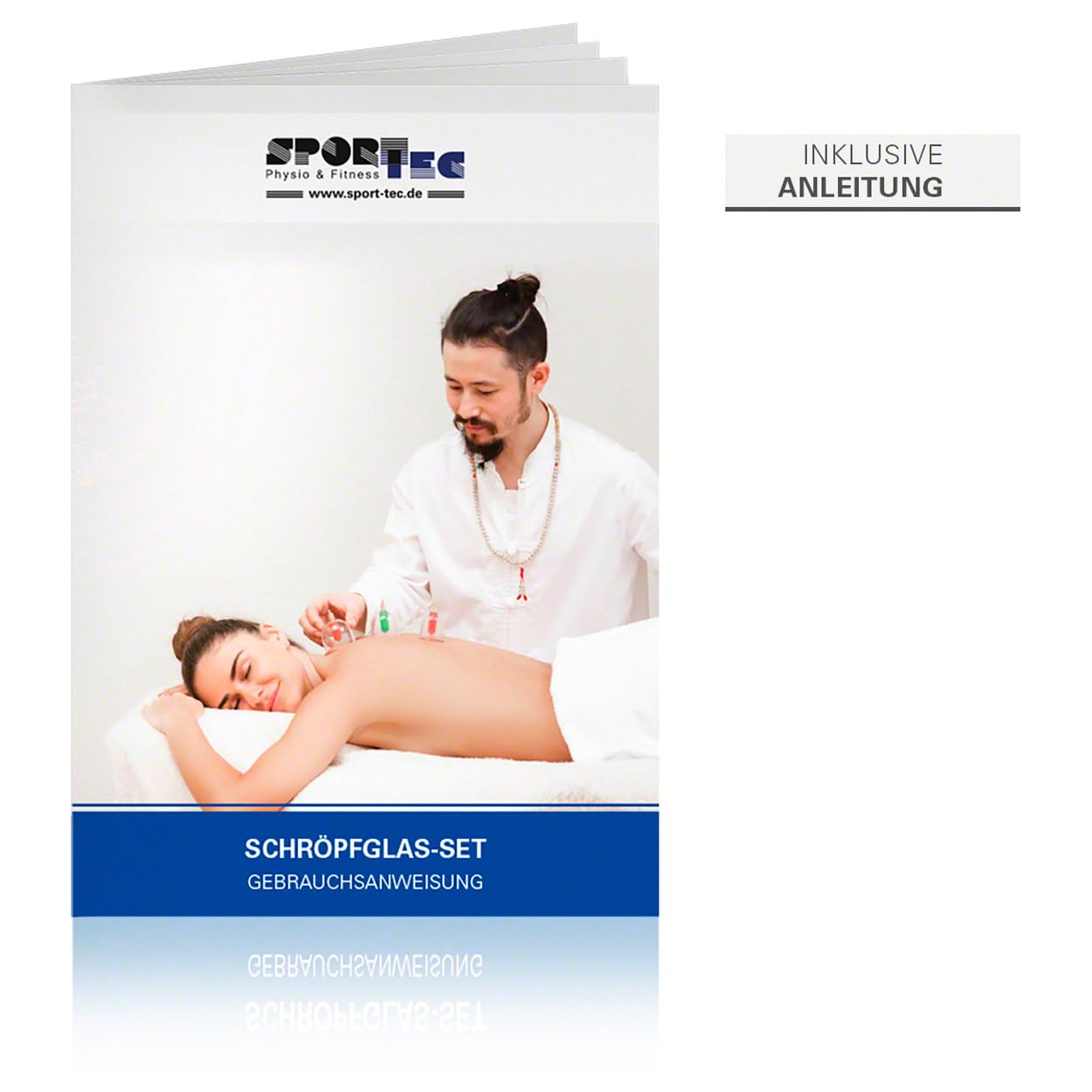 Sport-Tec Schröpfglas-Set mit Vakuumpumpe, 27-TLG.