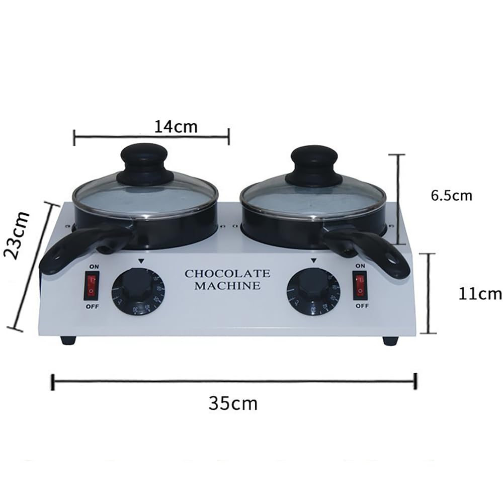 Machine À Fondre Le Chocolat, Machine À Tempérer Le Chocolat, Fondoir À Chocolat Électrique, Grande Capacité De 4,4 Lb/contrôle De La Température 86F-185F/pas De Chauffage De L'eau, Pour Le Lait