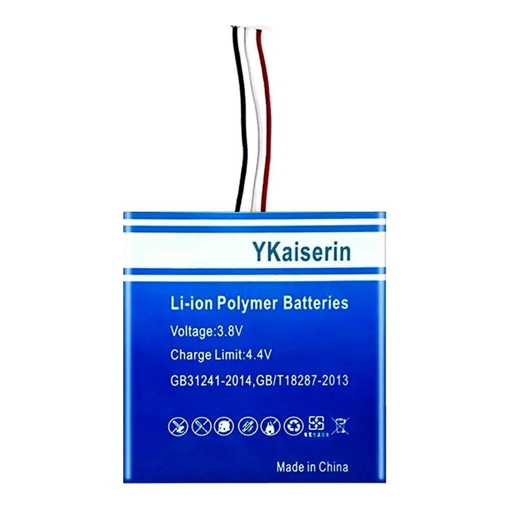 New Upgraded 530mAh AHB552826TPC-2 0 Cycle Replacement Gaming Headset Battery Compatible for Sennheiser GSP 670, 350, 500,Repair kit with Tools