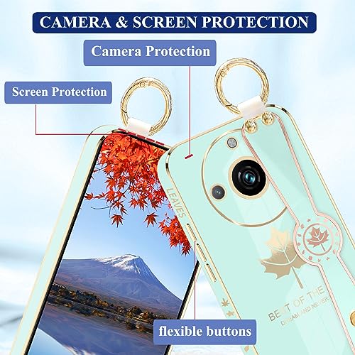 Coque Realme 11 Pro Plus feuille d'érable verte idéale pour sublimer vos sorties