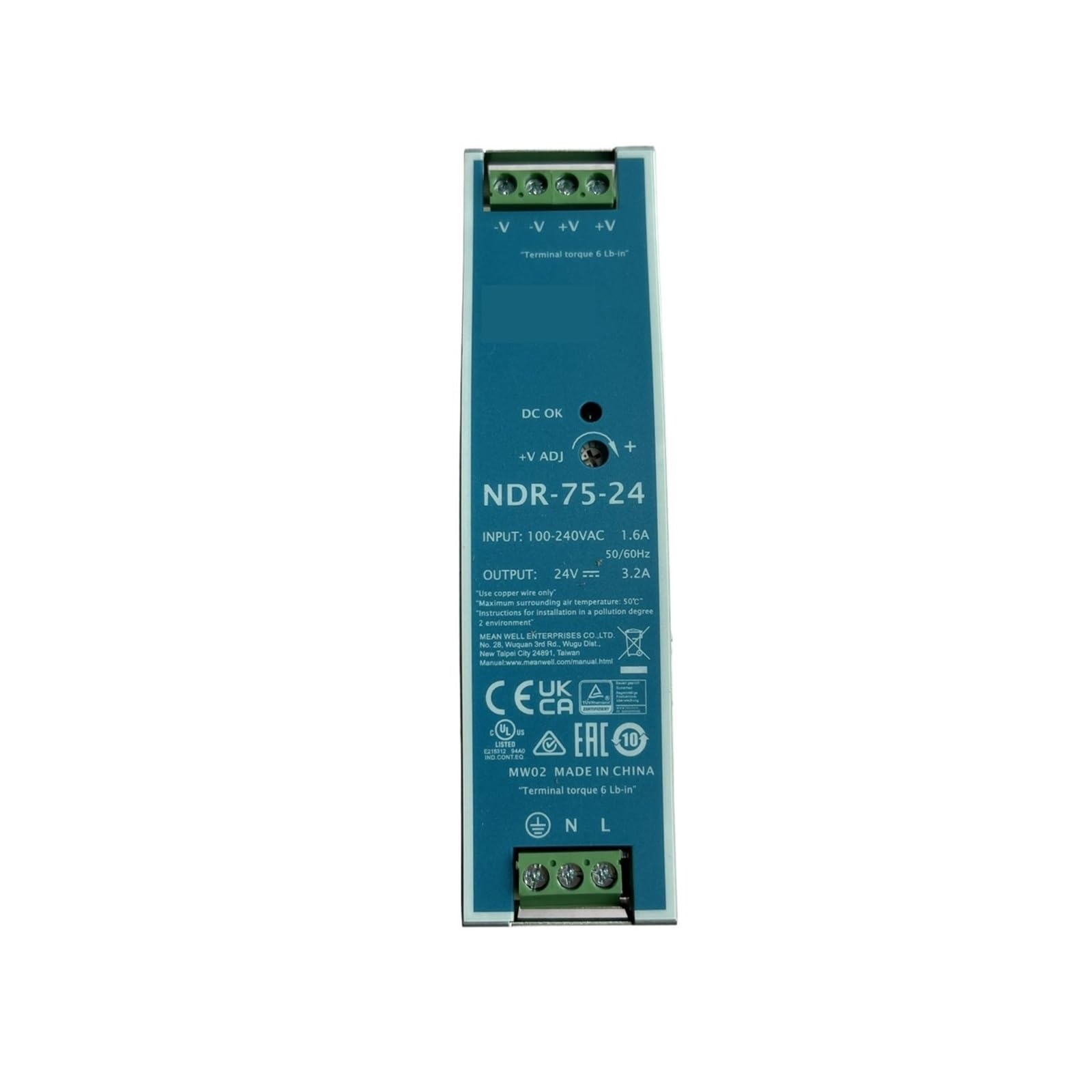 JJKKOZVQF 75W Power Supply - 12V 24V 48V(NDR-75-48)