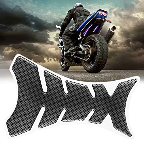 Mtsooning Motorcycle Tank Pad, Universal Fuel Tank Sticker, 3D Rubber Gas Oil Protector Self-Adhesive And Waterproof Replacement For Suzuki Kawasaki Yamaha Ducati #TOP4