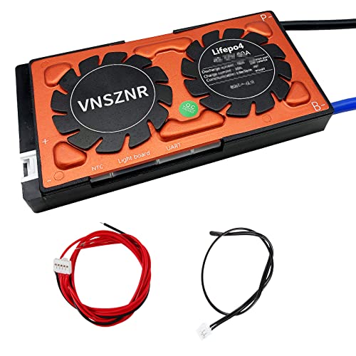 VNSZNR 12S LiFePO4 BMS Board 40A with Wireless Module
