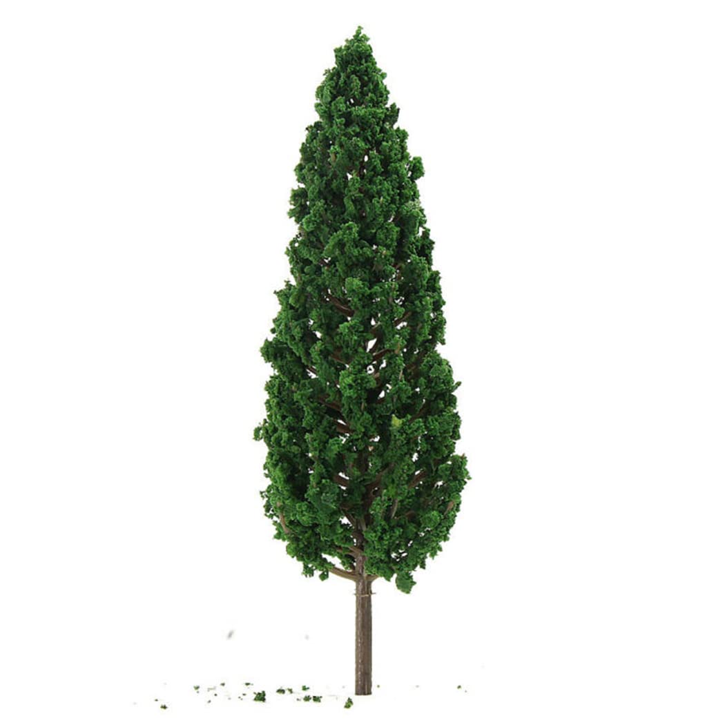 Sportarc 10 Pezzi Modellini di Alberi, Alberi Mini da 15 cm per Diorama, Alberi per Modello di Treno, Alberi per Paesaggio Miniatura per Ferrovia, Alberi per Architettura del Paesaggio