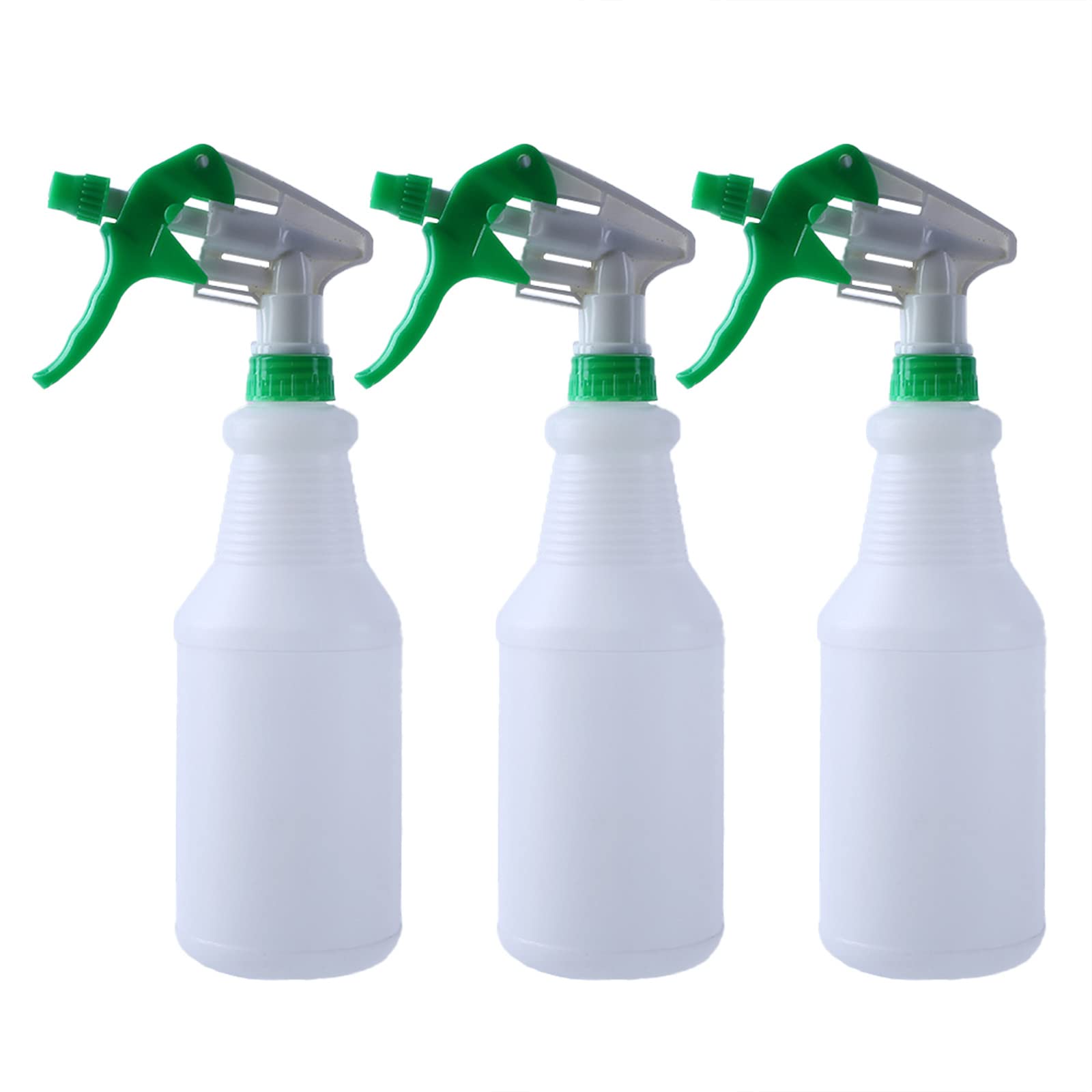 Gooddyiyukey Spray Bottles for Cleaning, 3 Pack,25 Oz Plastic Adjustable Nozzle Empty Heavy Duty Spray Bottle,Refillable Leak Proof Water Spray Bottle
