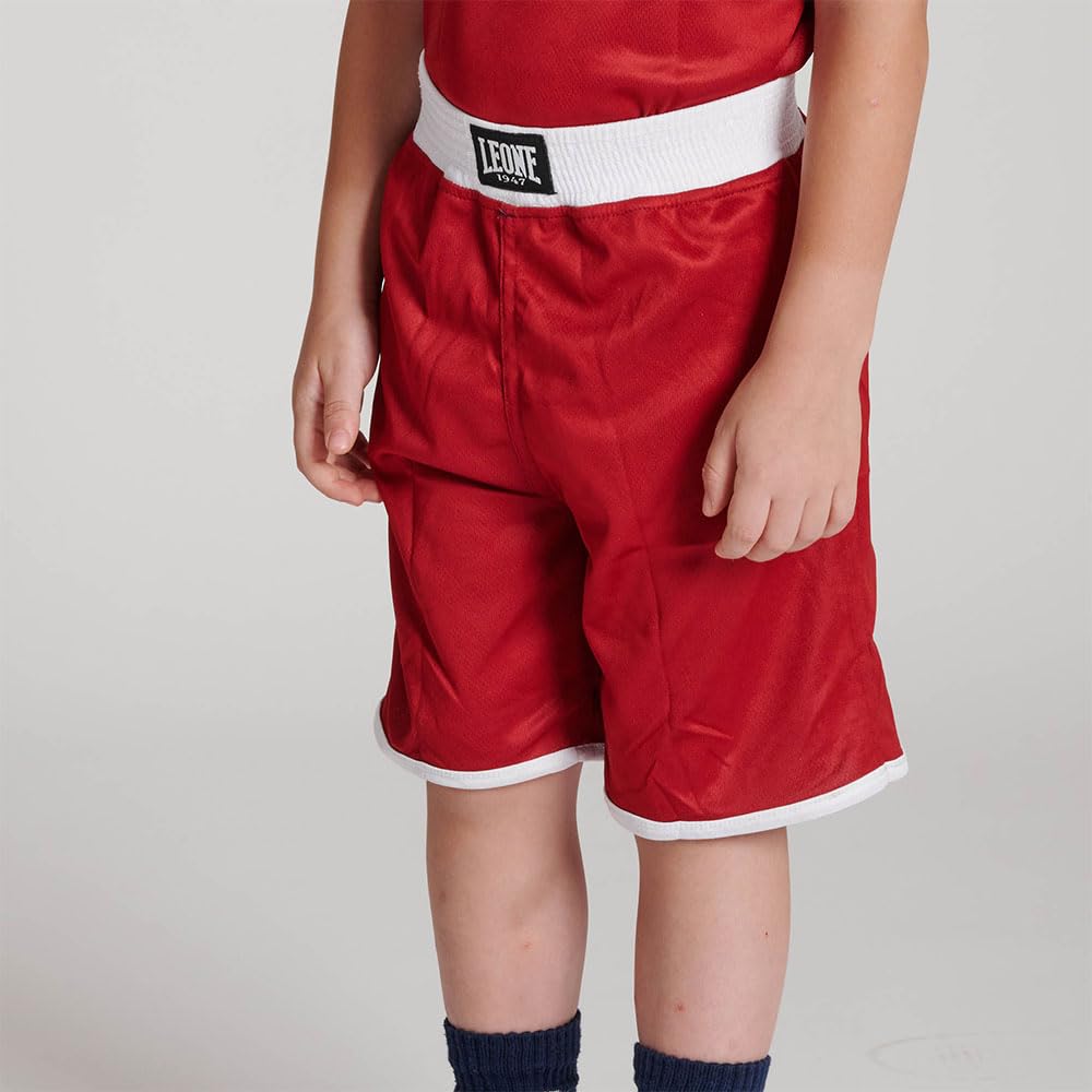 LEONE 1947 Pantaloncini Boxe - Pantalones Cortos Kick-Thai Jr. Niños y Adolescentes
