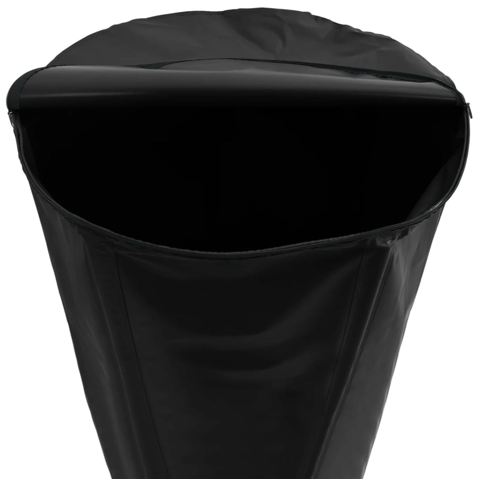 IKAYAA Deposito Agua Lluvia Plegable, Bidón con Grifo, Barril Plegable, Deposito Agua Camper, Fácil Montaje, Recolección Agua Lluvia - 100 litros Negro