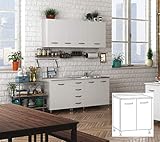 KIT CUCINA BASE 2A.CM.80X50X85H BIANCO