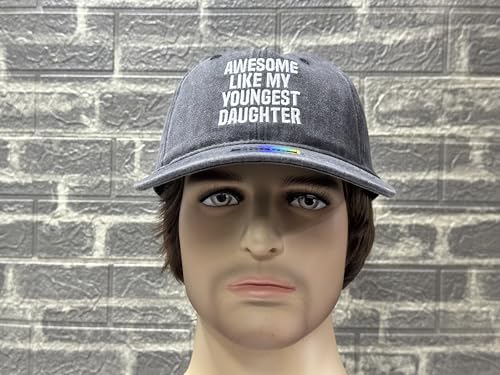 Image of Embroidered Adjustable Baseball Hat for Men Women, Washed Cotton | Premium Embroidery Design, Adjustable Metal Buckle Closure, Simple Lifestyle Wear
