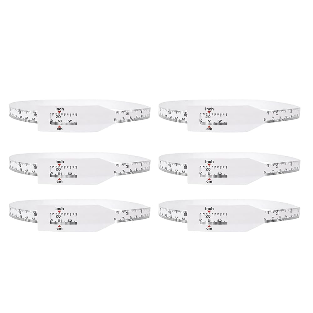 Littimoon 6 Pcs Sublimation Blanks Tumblers Width Measurer, PP Precise Width Measurer, 22 in Tape Measure for Sublimation Blanks
