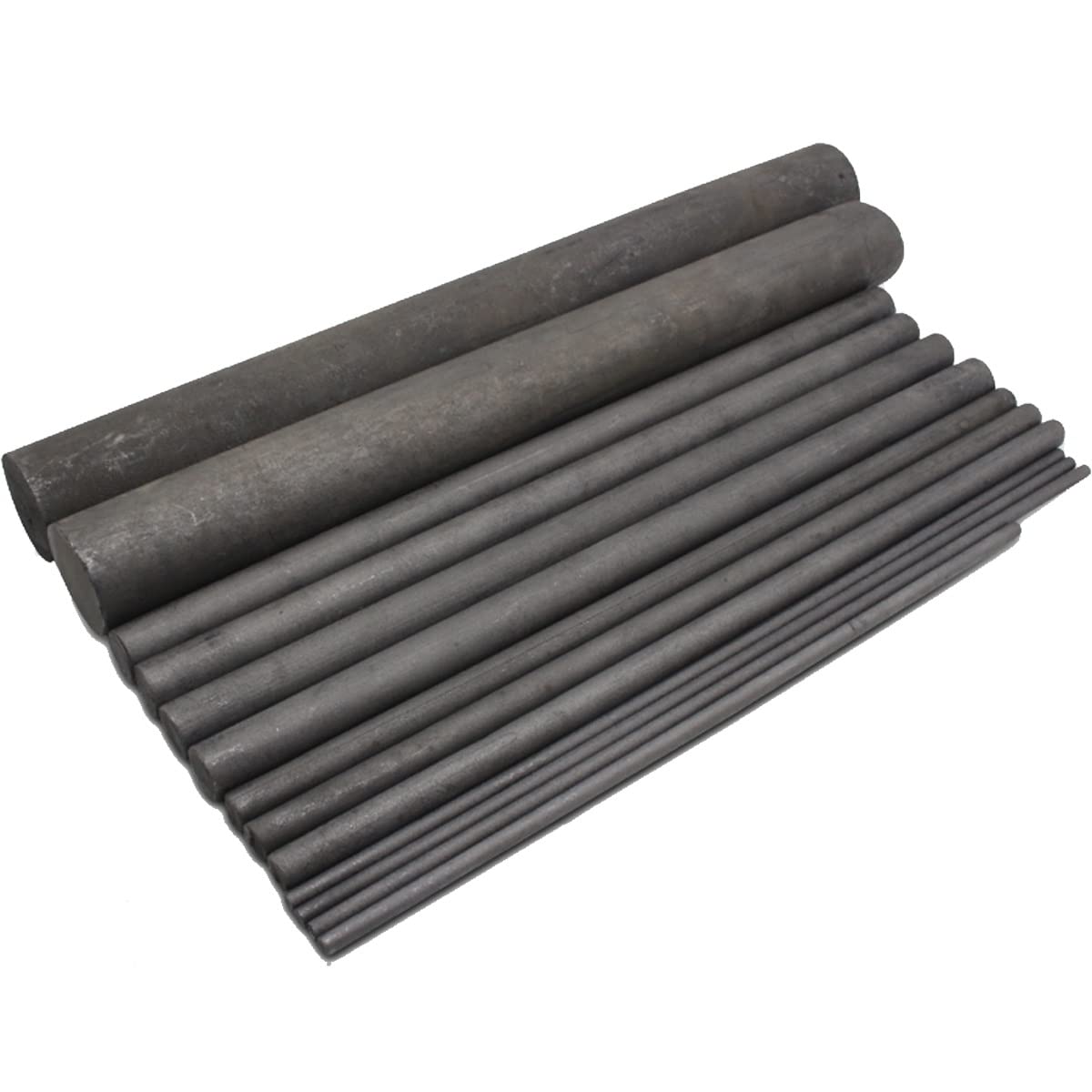 99,9% grafietstaven Zwart grafietelektrode Koolstofstaven Cilinderstaven Staven Industrie Gereedschap 30mmx300mm