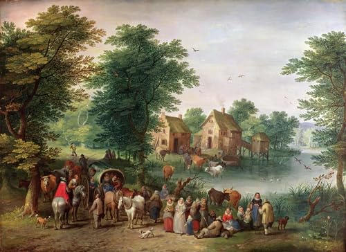 Jan l'Ancien Brueghel animaux art poster de décoration maison grand tableau mural salon 60x90cm