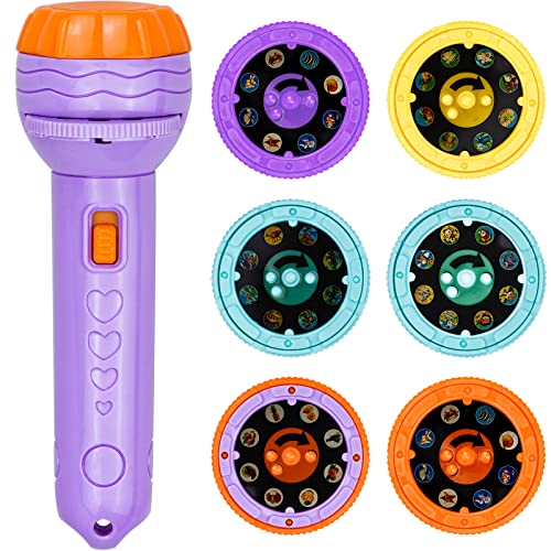 CHENEVER Linterna Niños Proyector Linterna Pequeños Proyectores de Presentación de Diapositivas para Niños