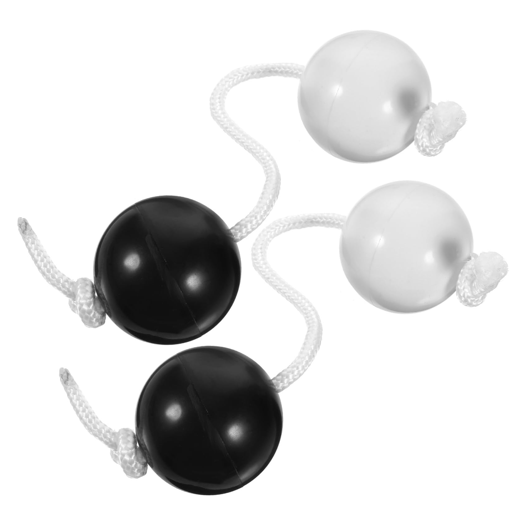 FUNOMOCYA Rhythm Double Balls Shaker 2 Pcs African Musical Instrument Rhythmic Balls for Children Smooth Surface Safe Material