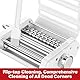 TPGSING 3 in 1 Nudelaufsatz Set für KitchenAid Küchenmaschine, Nudelmaschine für KitchenAid zubehör pasta maker set inklusive Nudelblattroller, Spaghettischneider, Fettuccine Cutter