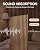 Wood Slat Acoustic Wall Panels – 2PC 47.24“x23.82” Sound Dampening Panels with Natural Wood Finish – 3D Fluted Decorative Interior Wall Panels for Home, Studio, Office (Walnut)