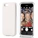 iPhone 6 Case, Elftear LED Light Up Selfie Phone Case Luminous Back Cover for Apple iPhone 6S iPhone 6 4.7 Inch (White)