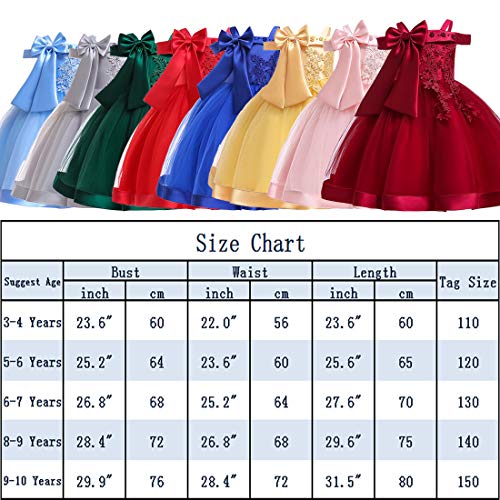 Kissourbaby Girls Dresses 7-16 Party Dress Toddler Girl Party Dress Girl Flower Dress Prom Dresses For Girls Size 5 6T Easter Pageant Party Dress Sundress For Girls Holiday Summer Dressy (Green,120) #TOP6
