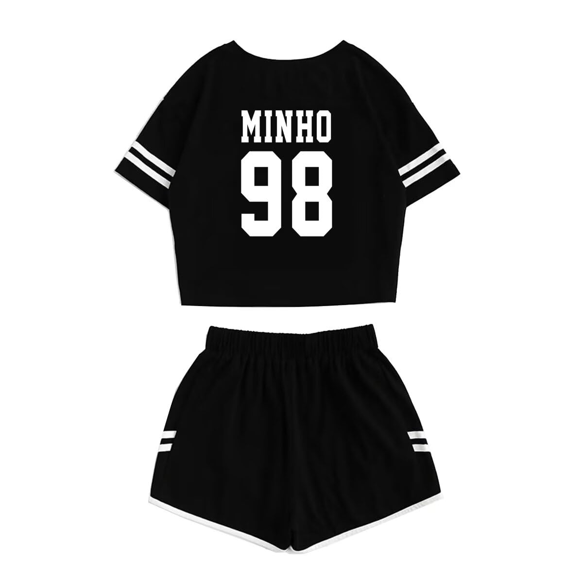 JUNG KOOK SKZ Shirt + Shorts Set Merch Hyunjin Felix Leeknow Bangchan Changbin Seungmin Shorts T-Shirt Tee