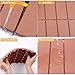 44 Warm and Romantic Style Plastic Interlocking Deck Tiles, Standard Size 11.8 