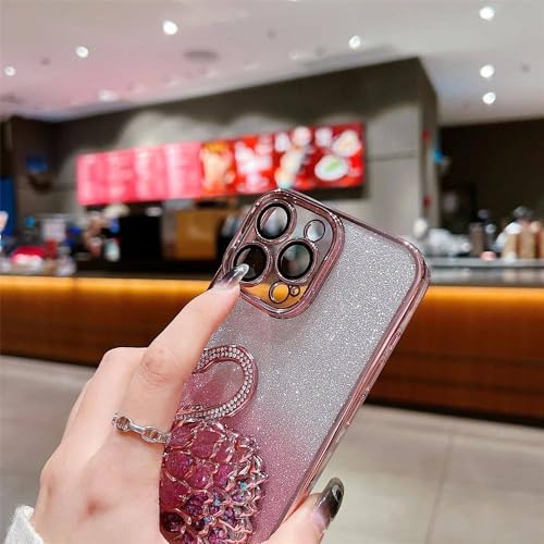 Coque iPhone 14 Pro Max antichoc à paillettes et strass diamantés protecteurs