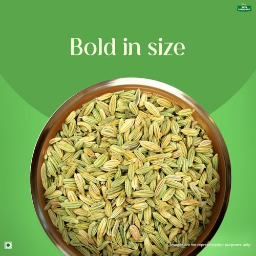 Image of Tata Sampann Fennel Seed (Saunf), Whole Spices, Natural Oils*, Rich Aroma, 200g