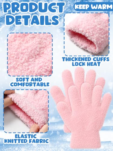 Image of EBOOT 3 Pairs Winter Kids Gloves Warm