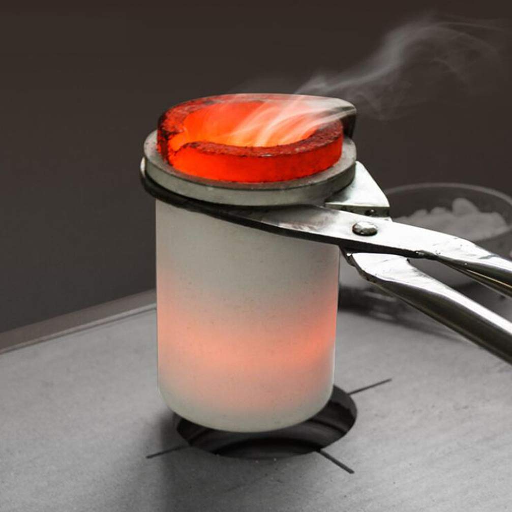 VILLCASE 1pièce Crucible Graphite Pot De Fusion Graphite De Haute Pureté pour Or Cuivre Et Laiton Résistance Thermique Et Contamination Minimale