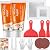 Mckanti 2 Pcs Drywall Repair Kit, Spackle Plaster Wall Repair kit Drywall Hole Patch Kit with Wall Mending Agent, Scrapers, Large Hole Drywall Patch, Sandpaper and Gloves for Wall Surface Crack Fill