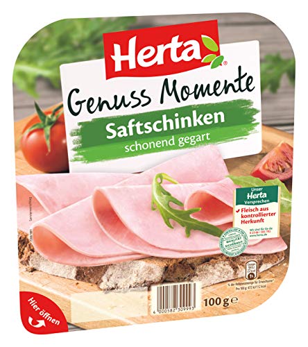 Herta Genuss Momente Saftschinken schonend gegart, 100g