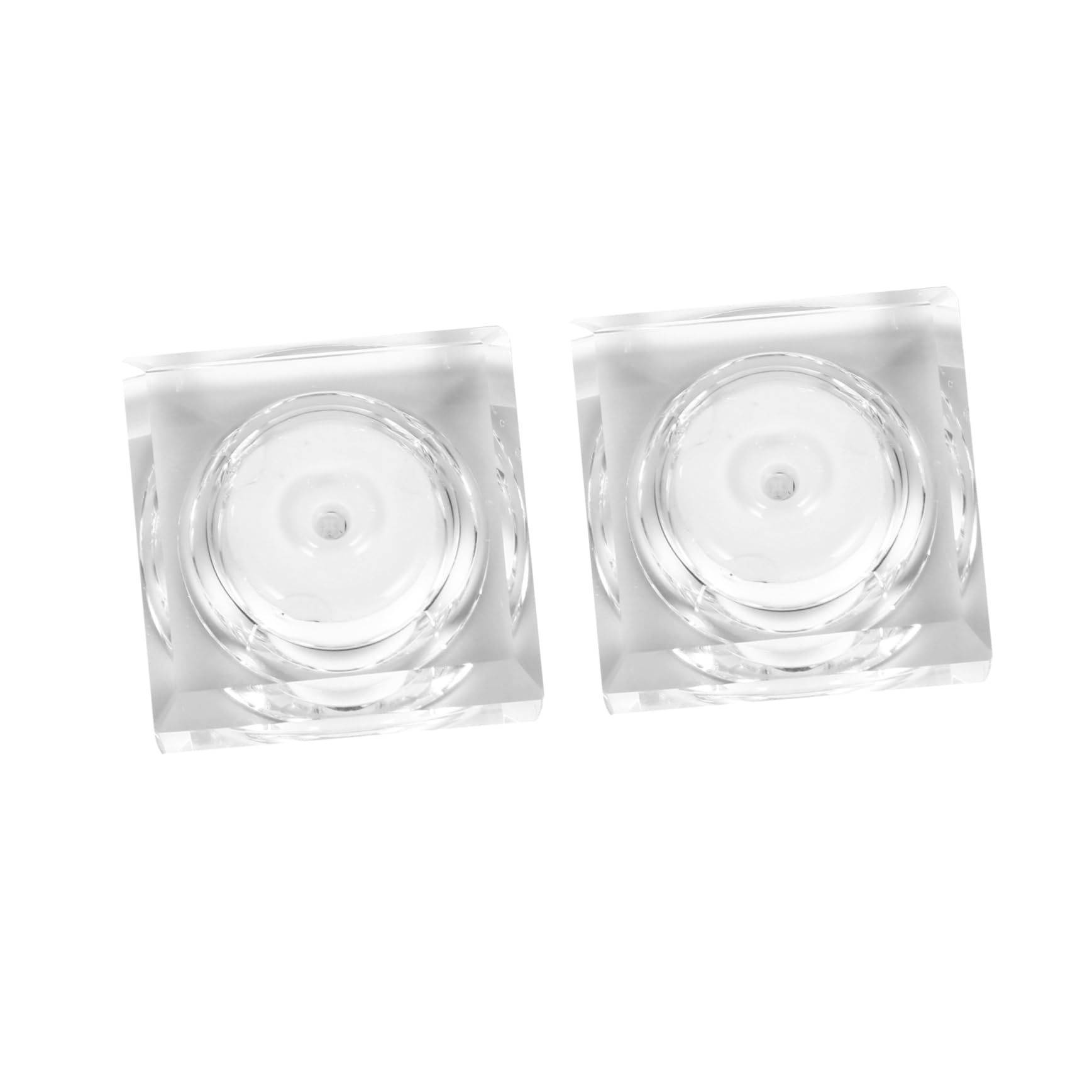 POPETPOP 2pcs Colorful Led Light Bases Creative Crystal Glass Holders for Flower Vase Decoration for Showcases and Home Decor and Romantic Atmosphere Lighting