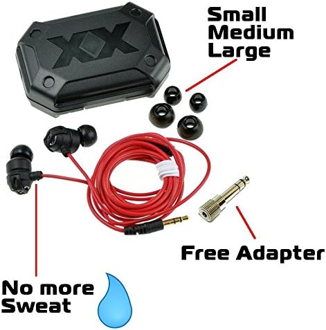 High Sensitivity Metal Detector Earbuds- Universal Replacement Earbuds for Treasure Hunters’ White's, Fishers, Garrett & More- Compact, in-Ear Headphones with Bonus Case & 3 Bud Sets for Secure Fit