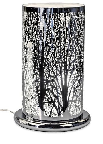 formano 60990140 LED Tischlampe rund mit Touch Funktion 24 cm Baum...