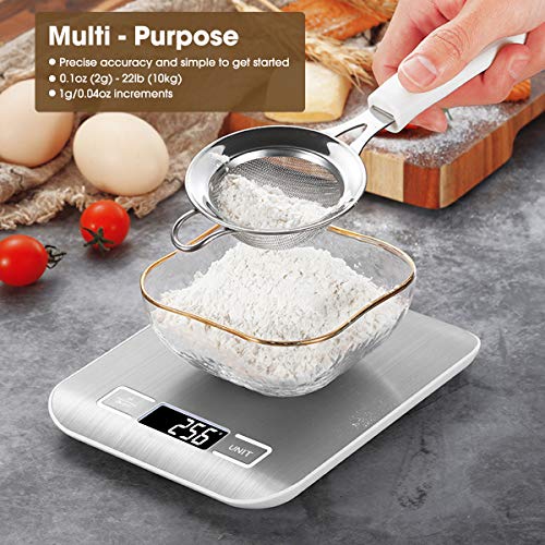 Mik-Nana CX-002 Food Scale, 22Lb Digital Kitchen Scale Weight Grams And Oz thumb #6