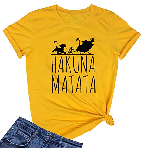 LOOKFACE Womens Graphic Printed Tshirts Cute Funny Tees