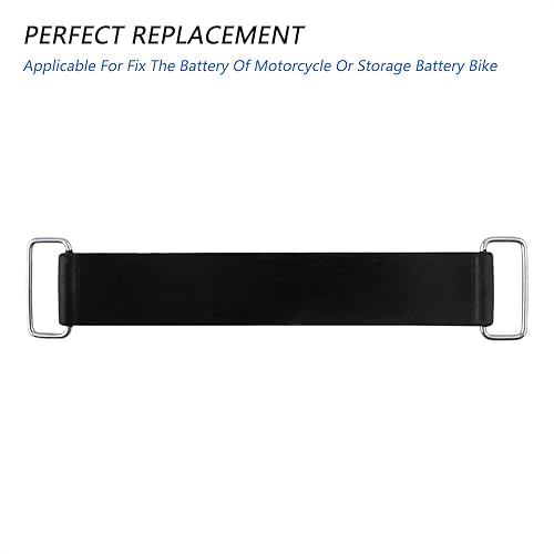 Miniatura 3 de Correa de goma para batería de motocicleta, Bettery Soporte fijo Cinturón de ciclomotor Piezas de vendaje elástico negro Accesorios de scooter