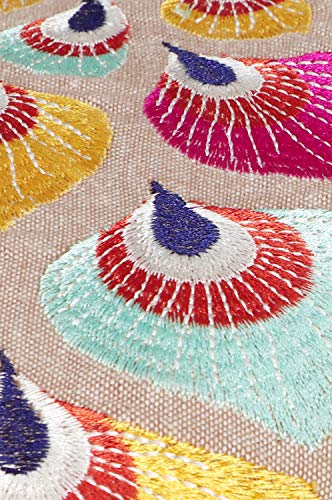 Runder Pouf Sitzpouf aus Baumwolle Azet -1- ø 50cm Rund Mit Füllung | Sitzkissen Bodenkissen Kissen Orientalisch… – Bild 7
