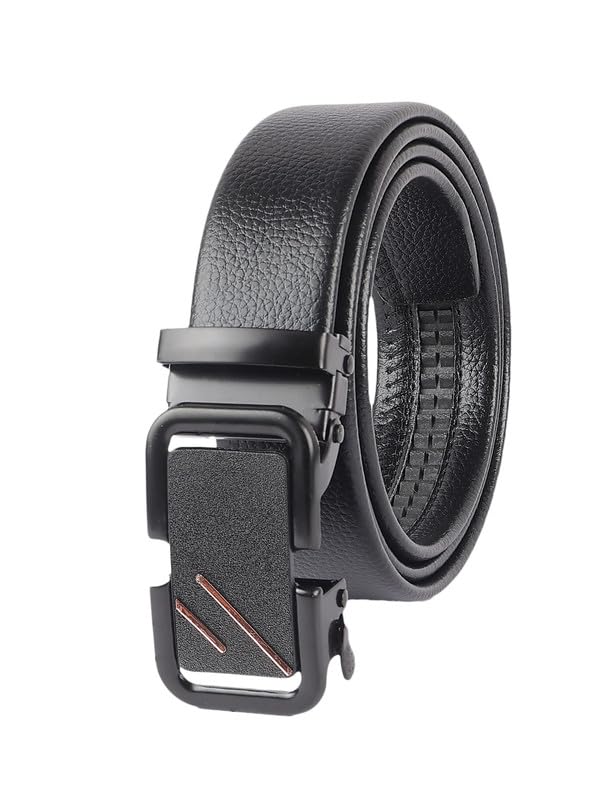 Image of Men's Casual,Formal & Party Ware Artificial Leather Auto Lock Buckle Belt 05