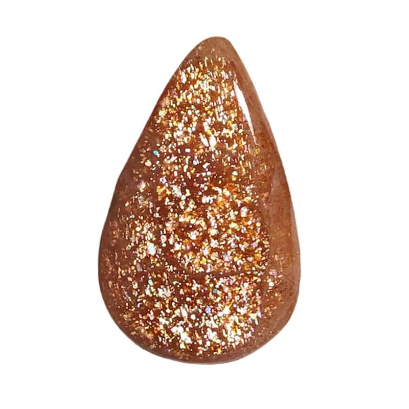 Cabochon pierre de soleil naturelle dorée de qualité supérieure pour haute bijouterie