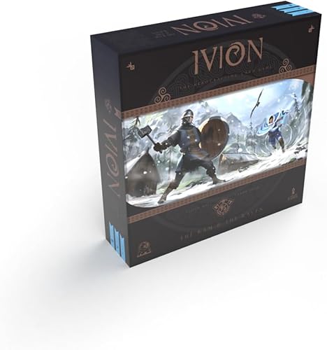 APE Games Ivion The Ram & The Raven - Juego de mesa de construcción de mazos de lucha de fantasía y herocrafting, compatible con autónomos y cruz, a