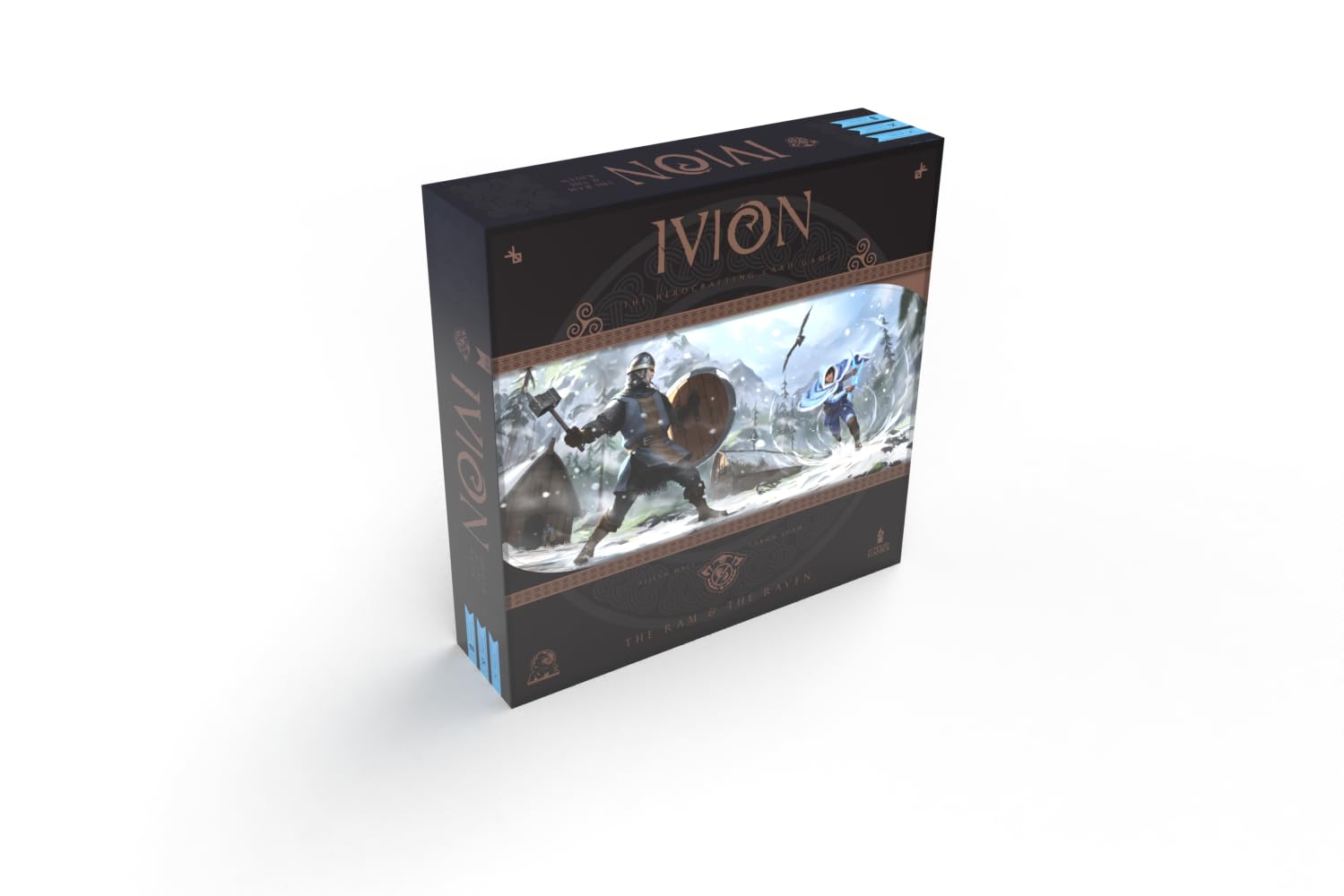 APE Games: Ivion: The Ram & The Raven - Herocrafting, Fantasy Fighting Deck-Building Board Game, Stand-Alone & Cross Compatible, Ages 13+, 2 Players