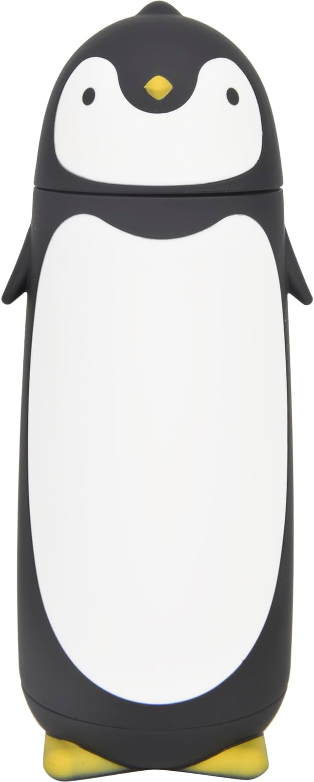Penguin Insulated Water Bottle - Stainless Steel Vacuum Double Walled Bottle Flask Travel Mug for Kids, Students, 9.6oz, Black