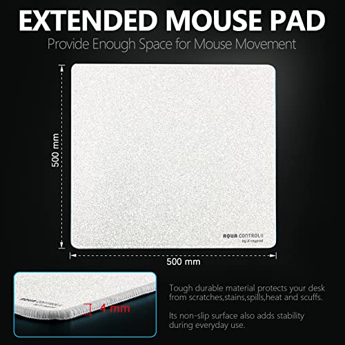 Tapis de souris de jeu Aqua Control 2 surface hybride haute précision AC2