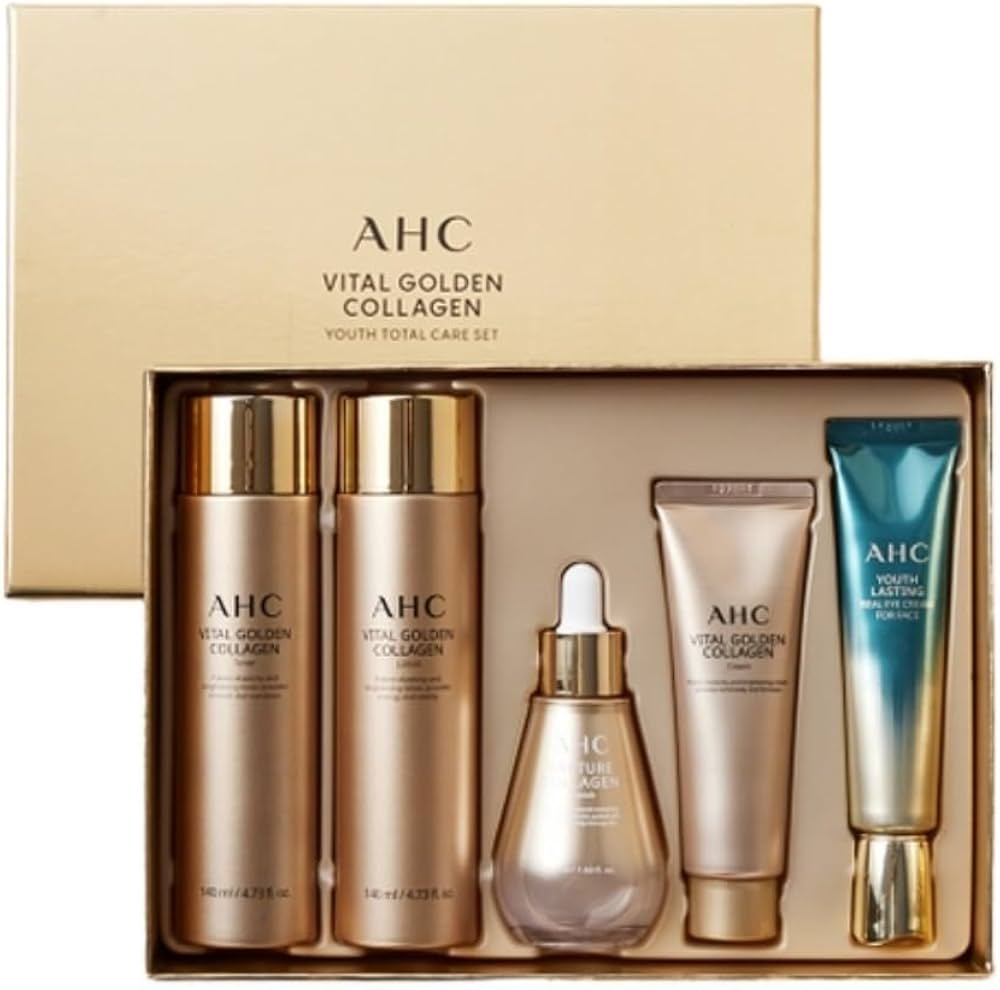 Cラインセット　COLLAGEN SET Amazon.com: AHC Vital Golden Collagen Youth Total Care Skin care
