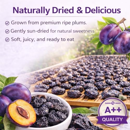 Image of Dry Goods Co Pitted Prunes 400g | No Added Sugar | Premium Dried Plums | Soft and Healthy